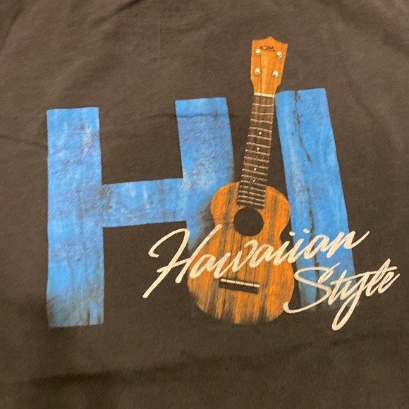 Hawaiian Style Guitar Tee Size M - Picture 2 of 5